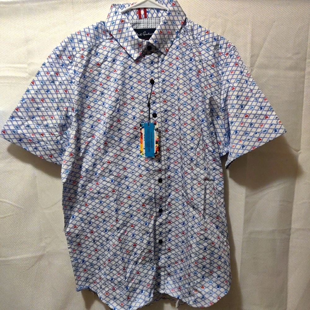 Robert Graham Men's Shirt Sleeve Shirt